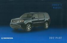 2012 Honda Pilot Owners Manual User Guide Reference Operator Book Fuses Fluids picture