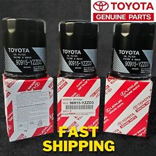 90915-YZZD3 GENUINE TOYOTA OIL FILTER SET OF (3) OEM (FAST SHIPPING) picture