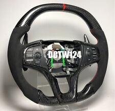 NSX Carbon steering wheel Acura 2nd Gen NC1 alcantara red 16~ need Core Exchange picture
