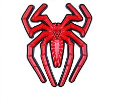 1x Metal Spider Emblem Black Widow Edition Car Truck Badge Red Black picture