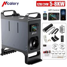 Hcalory 8KW 12V 24V Diesel Air Heater bluetooth All-in-one LCD Remote Control  picture