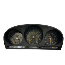 72-89 Mercedes Benz R107 Instrument Cluster Speedometer Oem RARE picture