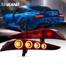 VLAND LED Tail Lights w/Dynamic Animation For 2020-2024 Toyota GR Supra A90/A91 picture