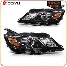 Headlights Assembly For 2014-2020 Chevy Impala Black Housing Left+Right Pair picture