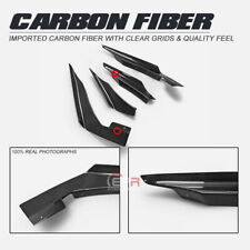 For Mitsubishi EVO 10 X VARS V2 Wide Style Carbon Fiber Double Hyper Canard 4Pcs picture