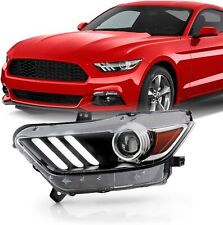 For 2015-2017 Ford Mustang Headlight Projector HID Xenon LED DRL LH Driver Side picture