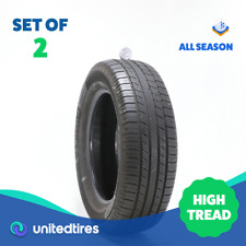 Set of (2) Used 215/65R17 Michelin Defender 2 103H - 9.5/32 picture