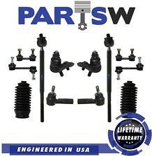 New 12 Pc Complete Front & Rear Suspension for Toyota Corolla W/ Hydraulic Rack picture