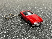 BMW 507 Convertible Roadster Keychain Red Hot Wheels Matchbox picture