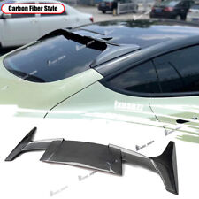 For 2021-2024 Tesla Model Y Carbon Style Rear Trunk Roof Spoiler Boot Wing Lip picture