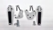 Yamaha FJR1300 Mounting Plates and Folding  Highway Pegs, Chrome Finish - Kit picture
