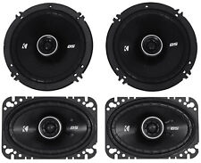 2) Kicker 43DSC4604 DSC460 4x6 Car Speakers+2) 43DSC6504 DSC650 6.5