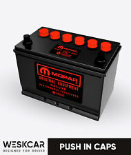 Mopar Battery S27M red (1966-74) Push in Caps kit picture