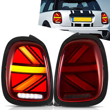 VLAND Red LED Tail Lights For 2014-22 Mini Cooper F55/56/57 W/Start-up Animation picture