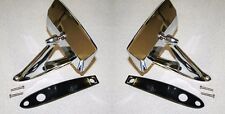 NEW 1967 - 1968 Mustang Standard Chrome Outside Mirror Right and Left Side Pair picture