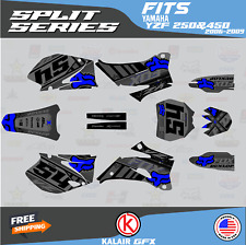 Graphics Kit for Yamaha YZ250F & YZ450F (2006-2009)  Split - Blue Shift picture