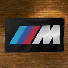 M Power Flag 3x5 FT BMW Motorsport Banner Garage WorkShop Man Cave Wall Decor picture