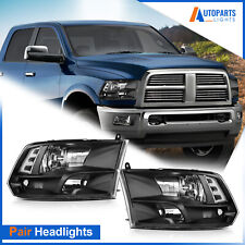 For 2009-2018 Dodge Ram 1500 2500 Black Housing Headlight Assembly Left & Right picture