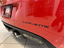 fits 2005+ 2005-2013 Corvette C6 ABS Plastic Letters Rear Bumper Emblem Decals picture