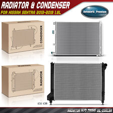 Radiator & AC Condenser w/ Bracket Cooling Kit for Nissan Sentra 2013-2019 1.8L picture