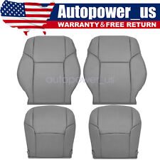 For 2003-2009 Toyota 4Runner Limited Driver Passenger Leather Seat Cover Gray picture