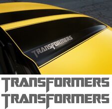 CAMARO SS AUTOBOT TRANSFORMERS EDITION HOOD DECALS STICKERS BUMBLEBEE DECEPTICON picture
