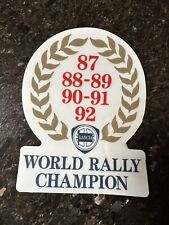 Lancia Delta Integrale 6 times WRC sticker  picture