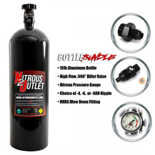 00-30170-6 Nitrous Outlet 15 lb Nitrous Bottle Bundle w/ -6AN Mainline Nipple picture