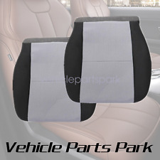 For 2007-2014 Chevy Silverado Driver & Passenger Lower Bottom Seat Cover Gray picture
