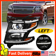 FOR 15-20 CHEVY TAHOE SUBURBAN PROJECTOR HEADLIGHT Left BLACK CORNER LED DRL picture