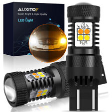AUXITO 2X 7443 LED Turn Signal Light Bulbs 7444NA Switchback White/Amber 3030smd picture