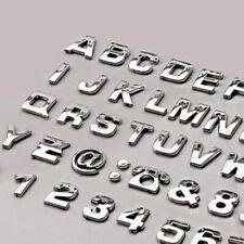 40pcs Car Auto Chrome Metal 3D Letters DIY Digital Alphabet Emblem Car Stickers picture