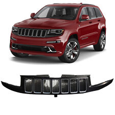 Fit Jeep Grand Cherokee 14-16 SRT8 Type Front Bumper Honeycomb Mesh Grille Grill picture