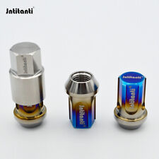 Jntitanti  high-performance Gr5 titanium lug nut M12*1.5*35mm lock nut picture