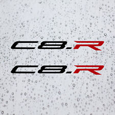 Pair C8.R Vinyl Decal Stickers for Corvette Cars | Rear Quarter Panel Side Skirt picture