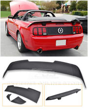 For 05-09 Ford Mustang R Style 3 Pcs PRIMER BLACK Rear Trunk Lid Wing Spoiler picture
