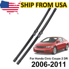 2Pcs/Set Front Windshield Wiper Blades For Honda Civic MK8 Coupe 2005-11 28