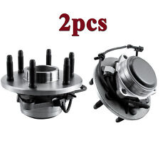Pair 2WD Front Wheel Hub Bearings For Chevy Silverado 1500 Tahoe GMC w/ABS New picture