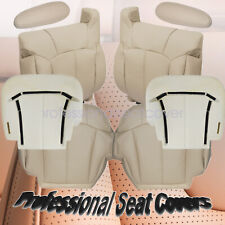 For 2000-2002 Chevy Suburban 1500 Front Leather Seat Cover Foam Cushion Tan 522 picture
