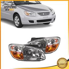 For 2007-09 Kia Spectra Left and Right 2PCS With Bulb Headlight Assembly Set picture