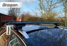 To Fit Audi A4 Avant 2008+ Integrated Rack Locking Cross Bars BLACK picture