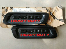 2x OEM HEAVY DUTY Emblem Left Right Side for RAM 3500 Black Hood picture