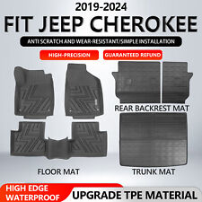 For 2019-2024 Jeep Cherokee Trunk Mats Floor Mats Cargo Liners All Weather Mat picture