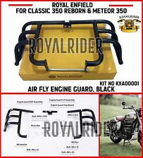 Fits Enfield AIR FLY ENGINE GUARD BLACK For Meteor 350 & CLASSIC 350 REBORN picture