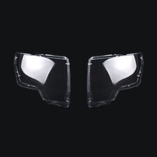 For Ford F150 2009-2014 Replace Pair Headlight Lens Cover Transparent Shell picture