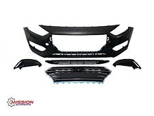For 2018 2019 2020 2021 Hyundai Accent Complete Front Bumper Grills 5 PCS picture