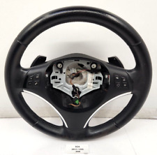 ✅OEM BMW E82 E88 E90 E92 E93 Sport Steering Wheel Black Leather AT w/ Shifters picture