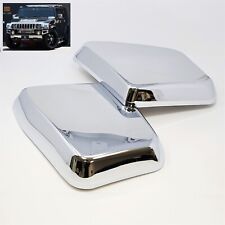 For 03-09 HUMMER H2 SUT SUV Chrome Intake Trim Cover Hood Top Cap Set Right Left picture