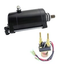 Starter Motor with Solenoid Relay for Kawasaki JS650 650SX 1987-1991 21163-3702 picture