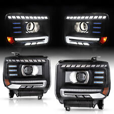 For 2014-2015 GMC Sierra 1500/15-19 2500 3500 Full LED Projector 2Pcs Headlights picture